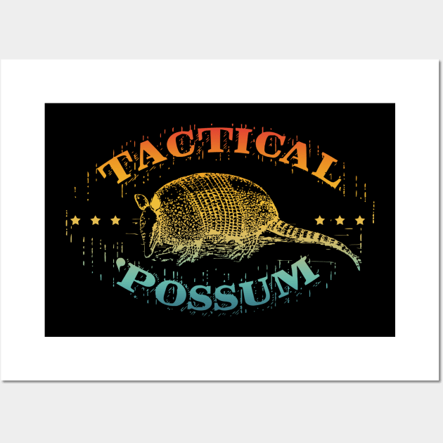 Tactical Possum Opossum Wall Art by Gilbert Layla